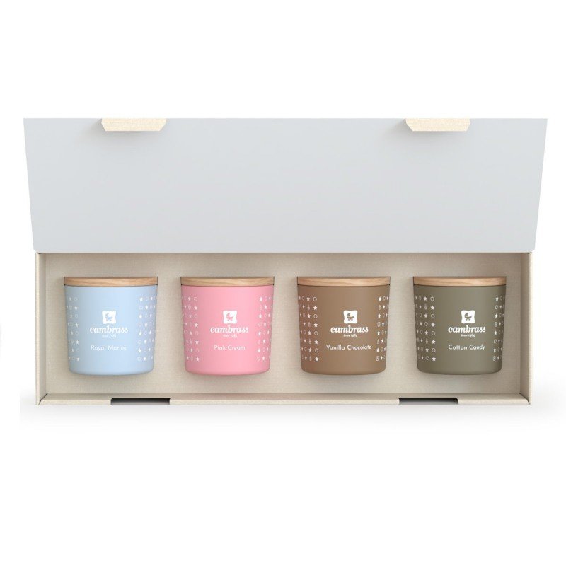 Pack 4 velas aromáticas de Cambrass