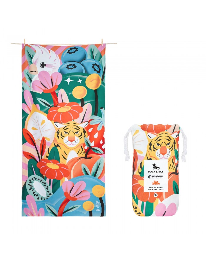 Toalla playa microfibra XL de Dock & bay