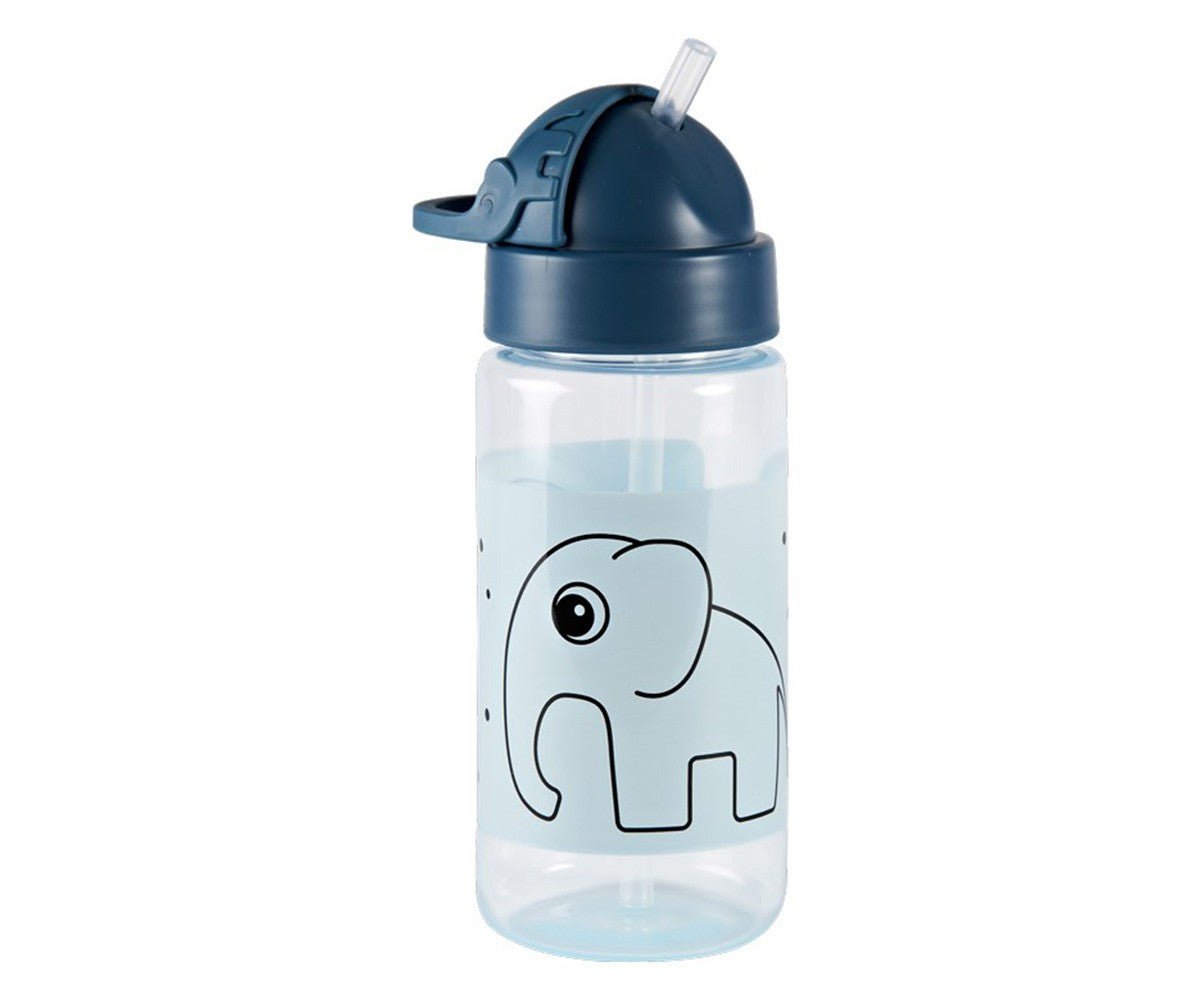 Botella de plástico libre de BPA con pajita de Done bydeer