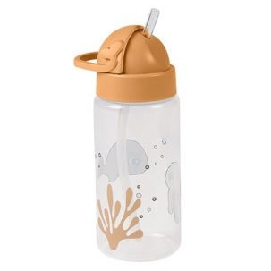 Botella de plástico libre de BPA con pajita de Done bydeer
