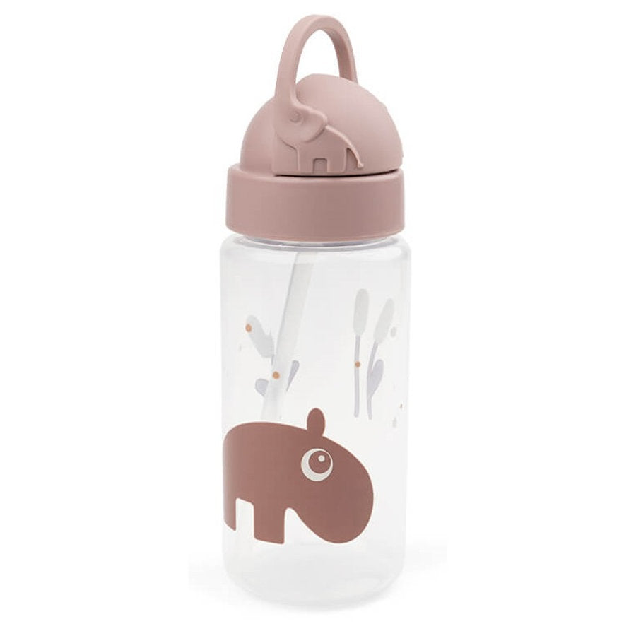 Botella de plástico libre de BPA con pajita de Done bydeer