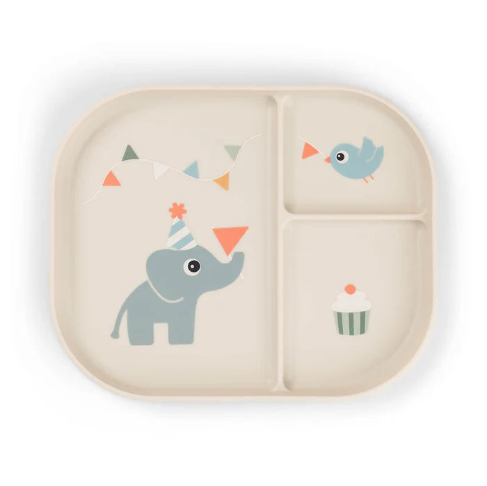Plato con compartimentos de Done by Deer