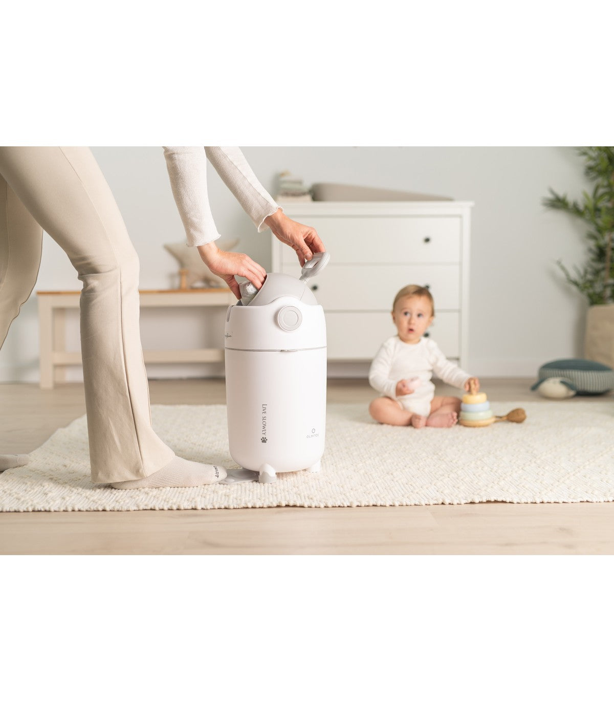 Contenedor de pañales de Olmitos